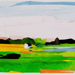 White Barn/Tidal River Collage